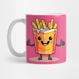 Cute French Fries T-Shirt Mug